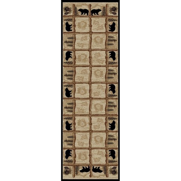 Mayberry Rug Mayberry Rug HS7472 2X8 2 ft. 3 in. x 7 ft. 7 in. Hearthside Toccoa Area Rug; Multi Color HS7472 2X8